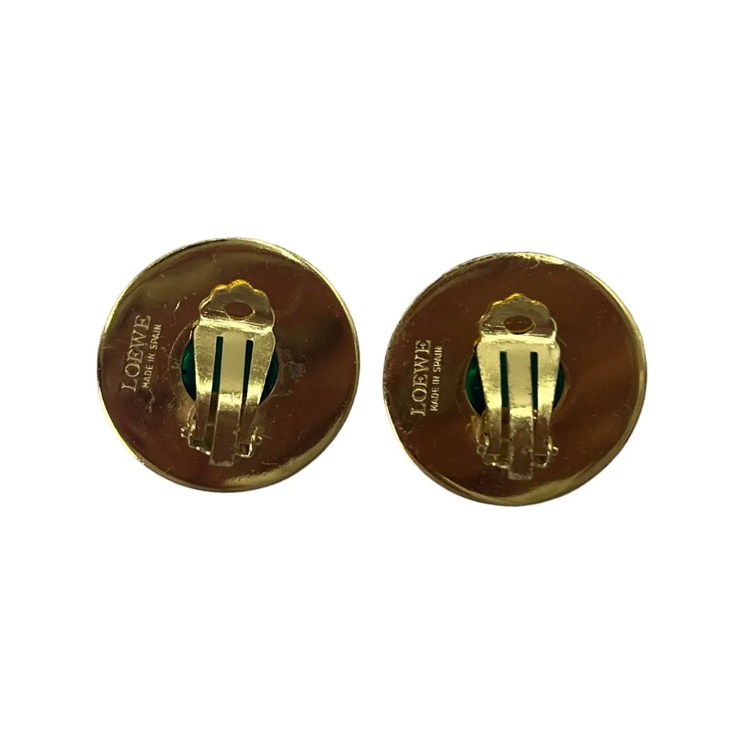 Loewe Vintage Glass Stone Earrings