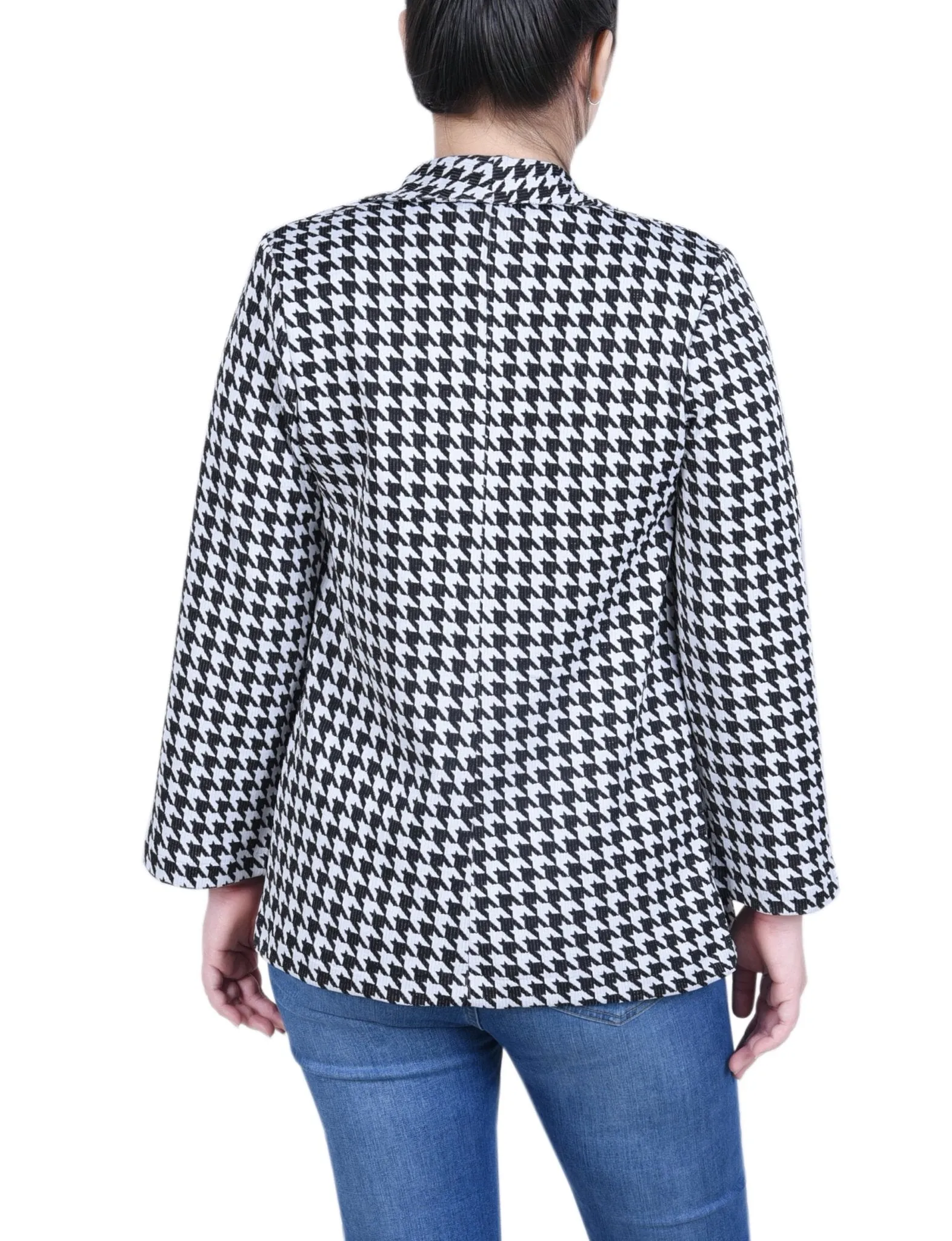 Long Sleeve Ponte Jacket - Petite