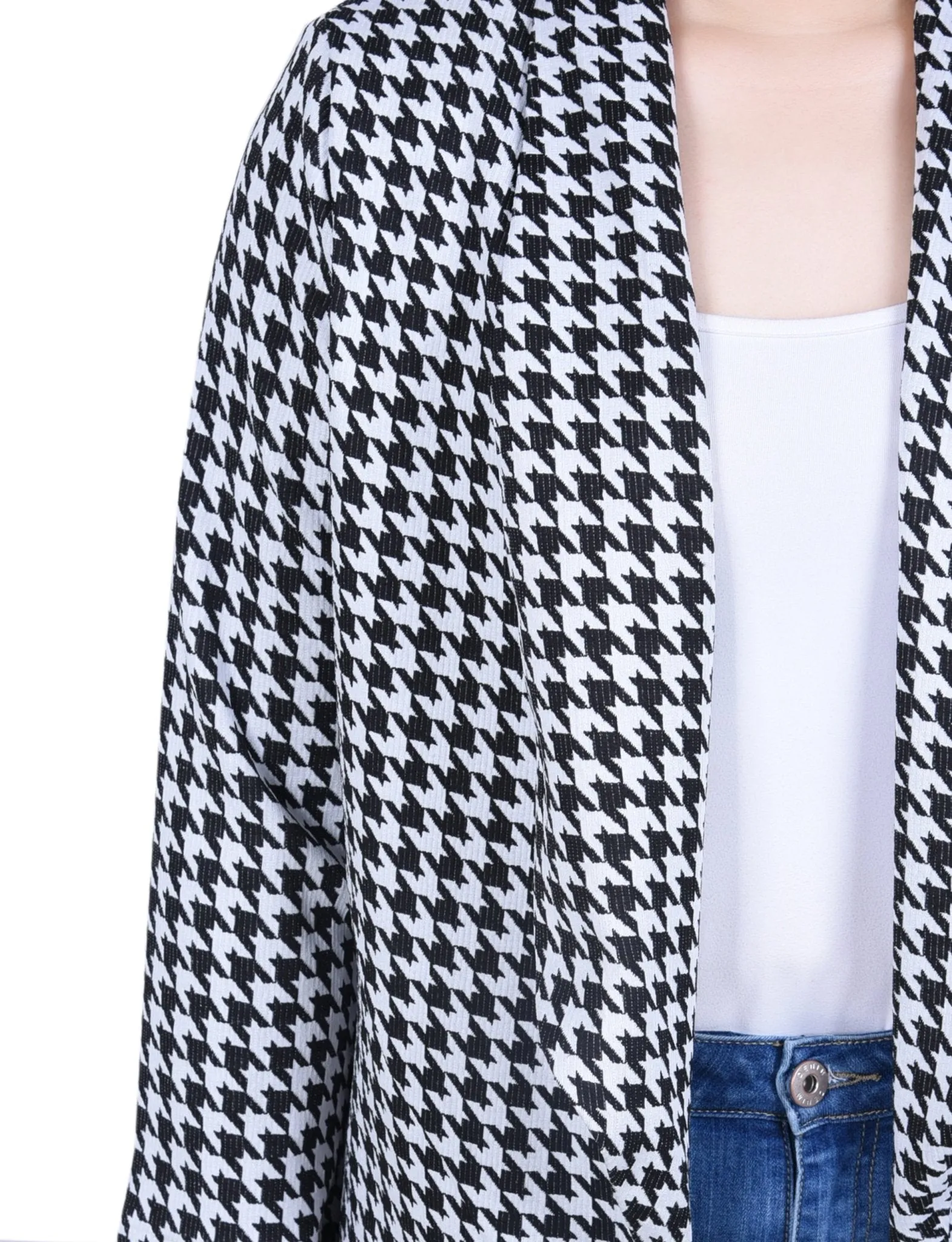 Long Sleeve Ponte Jacket - Petite