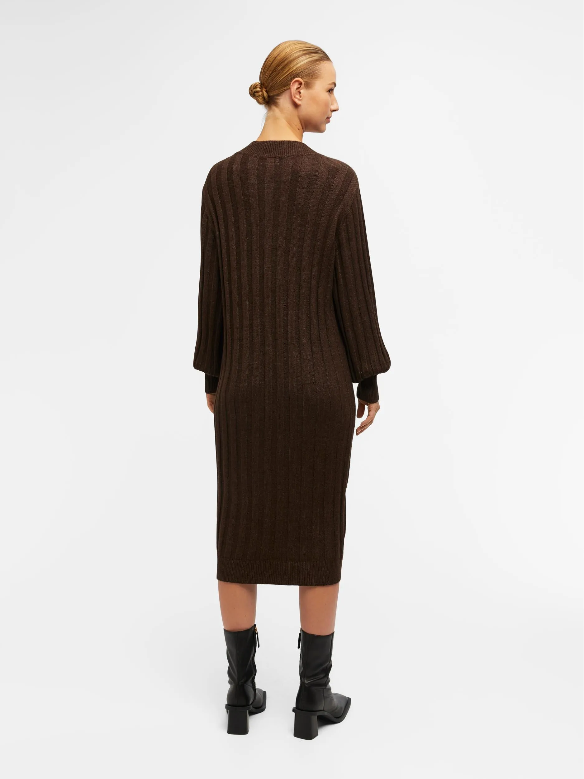 LOUISE KNIT DRESS (JAVA/ MELANGE)