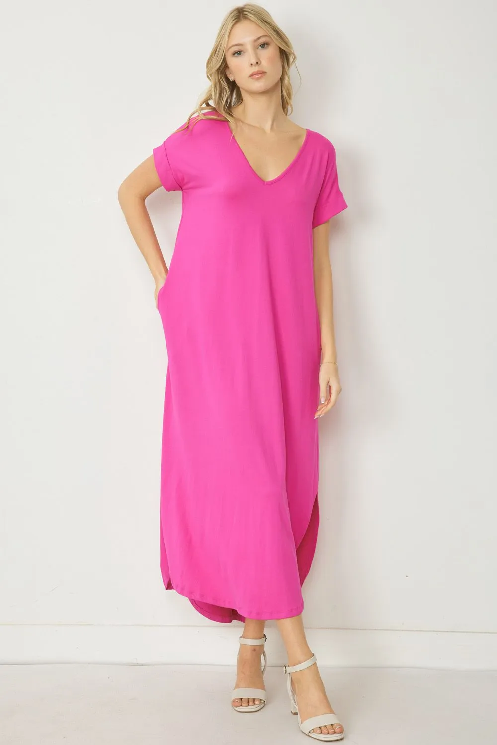 Luxe T-shirt dress ￼