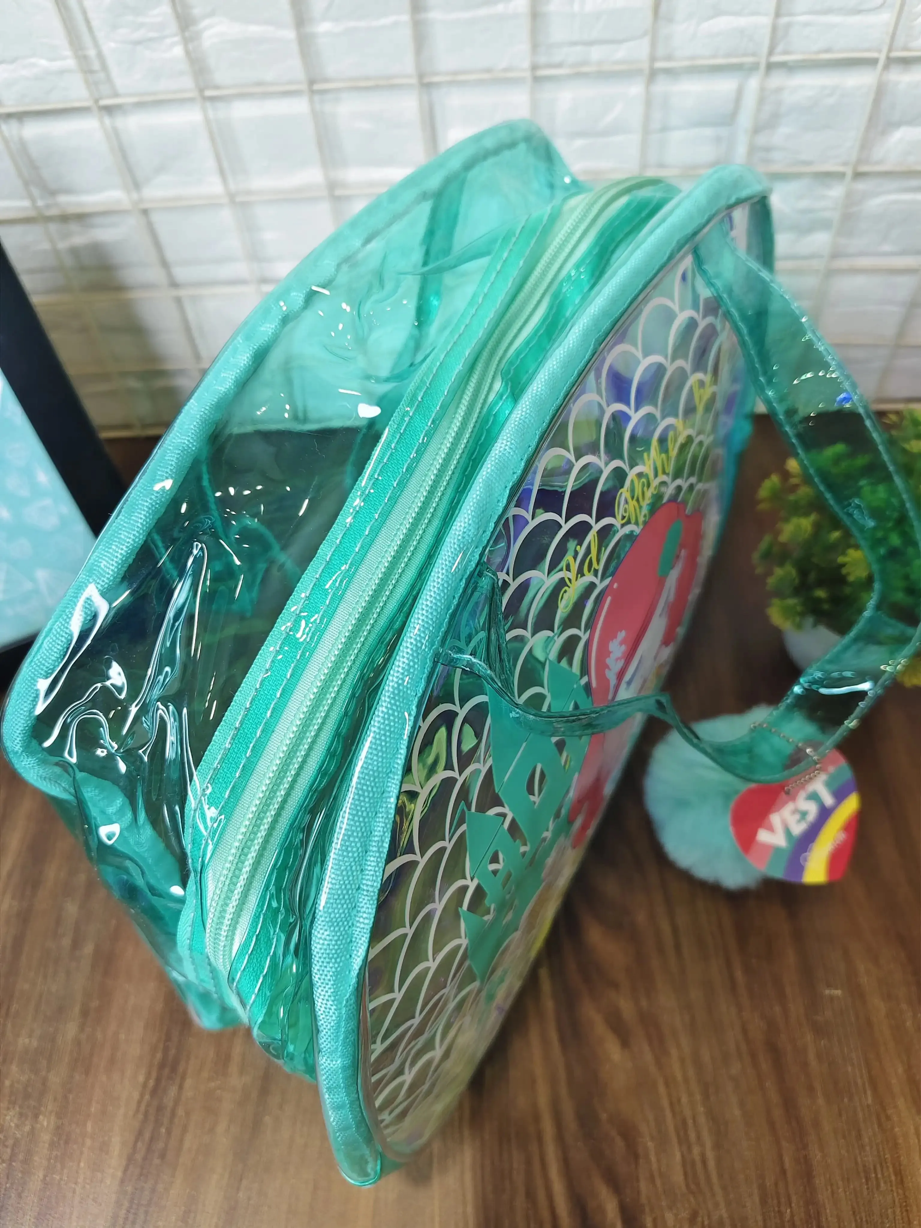 Luxury vest tote bag