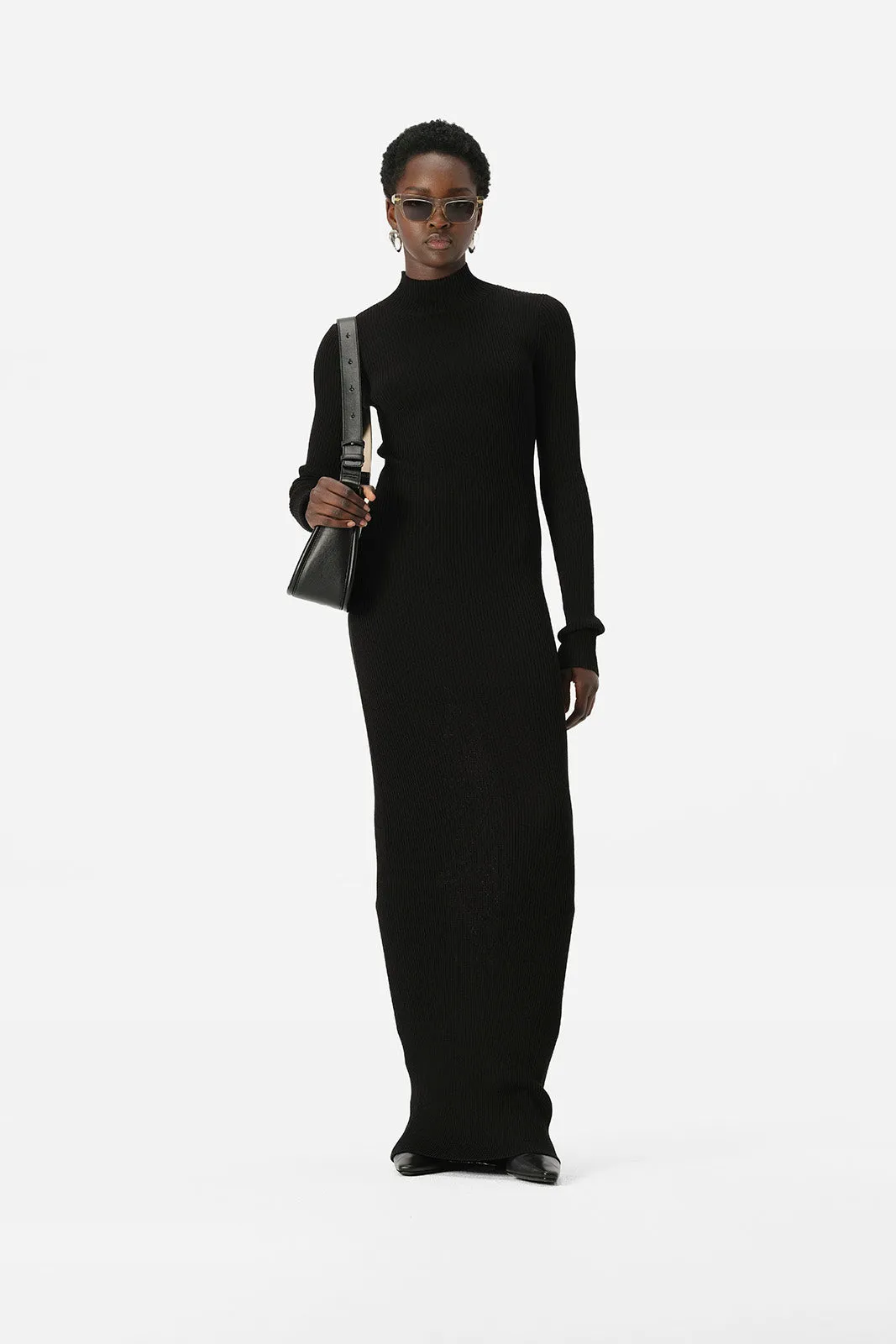 Minka Knit Dress Black