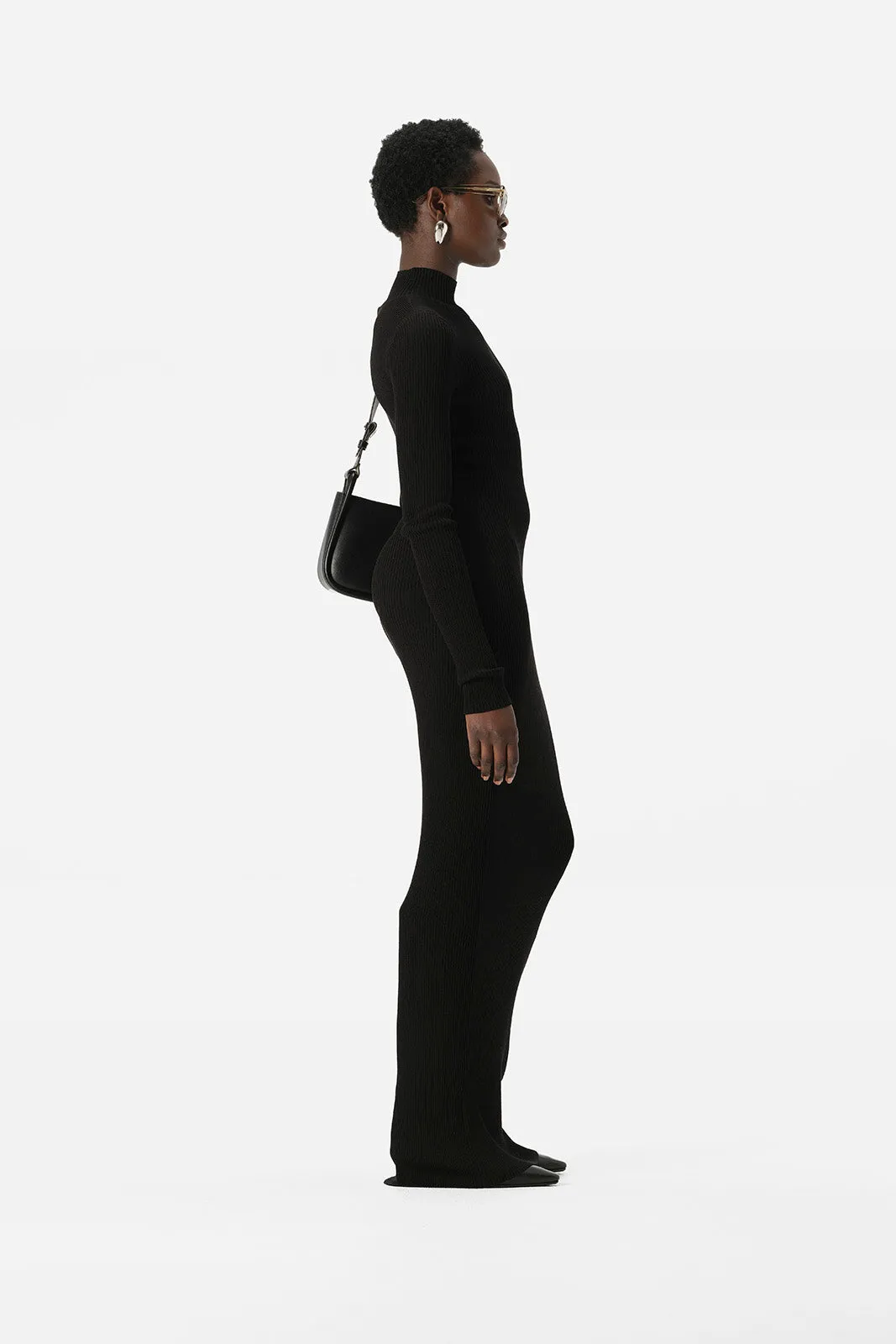 Minka Knit Dress Black