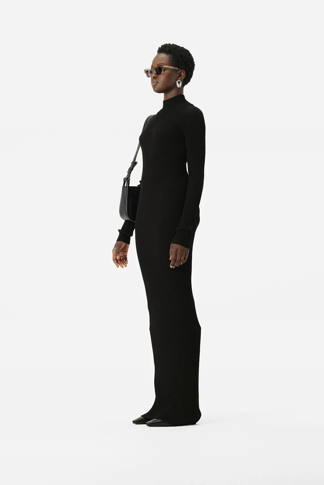 Minka Knit Dress Black