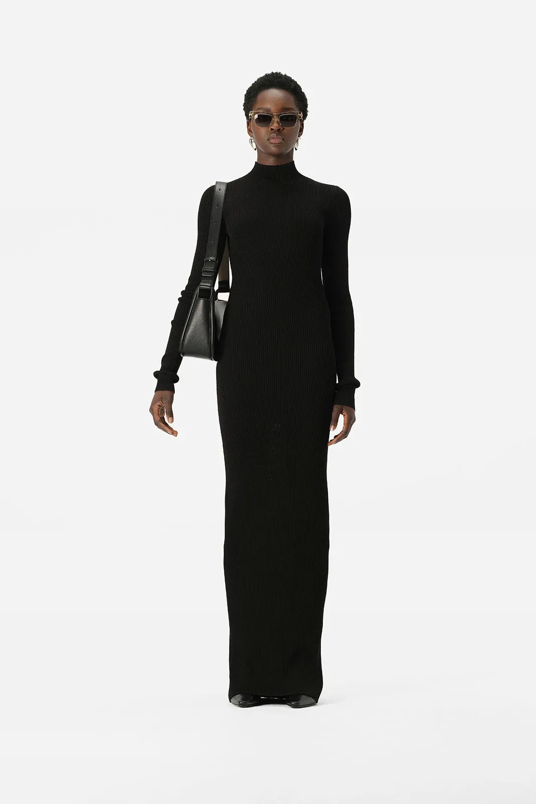 Minka Knit Dress Black