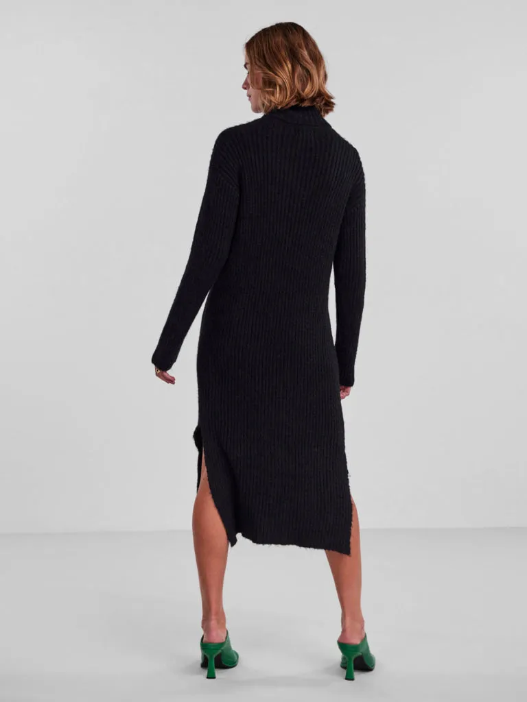 PCLANJA LS KNIT ROLL NECK DRESS