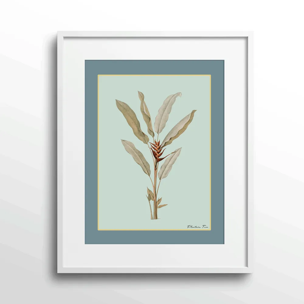 Plantain Tree II - Teal