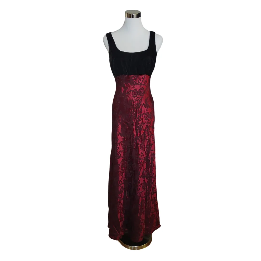 Rampage R Wear Women's Red Black Maxi Vintage 90s