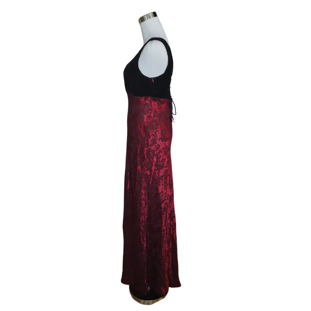 Rampage R Wear Women's Red Black Maxi Vintage 90s