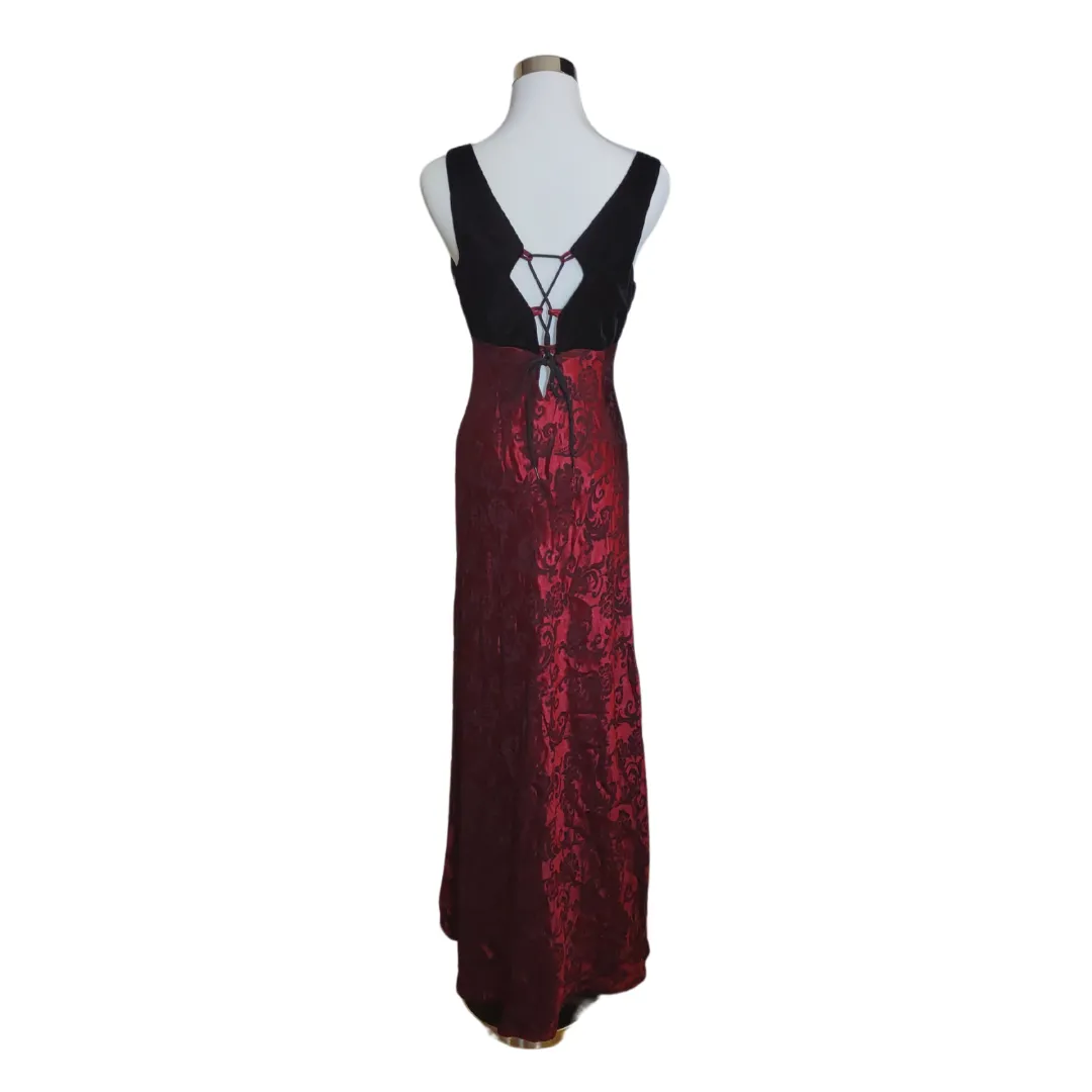 Rampage R Wear Women's Red Black Maxi Vintage 90s