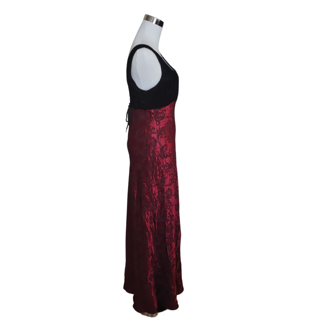 Rampage R Wear Women's Red Black Maxi Vintage 90s