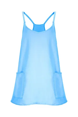 Raya Short Mini Sport Dress - Arctic Blue
