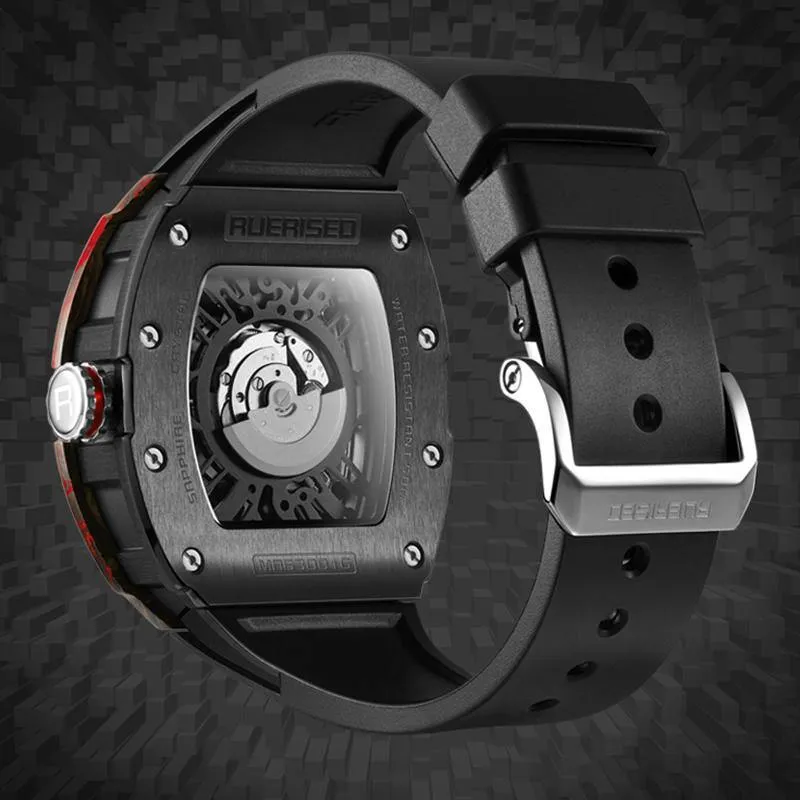 Ruerised Carbon Fiber Red MR-63001G