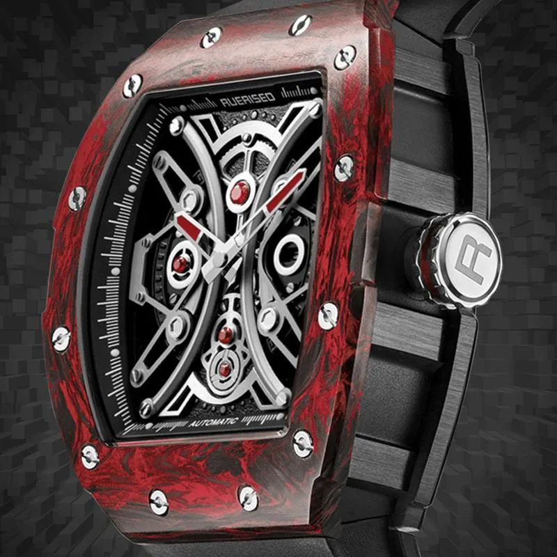 Ruerised Carbon Fiber Red MR-63001G