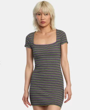 RVCA-Partition Mini Rib Knit Dress