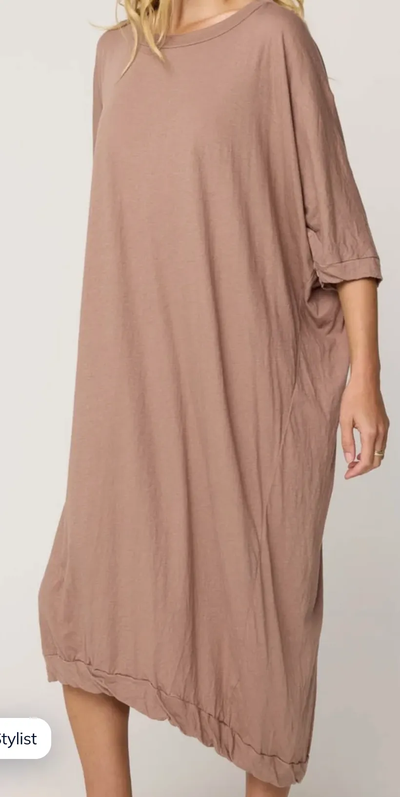 Sandy short sleeve T dress
