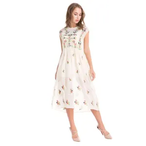 SAVANNAH SWEET FLORL EMBROIDERY DRESS
