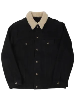 Shearling Denim Jacket