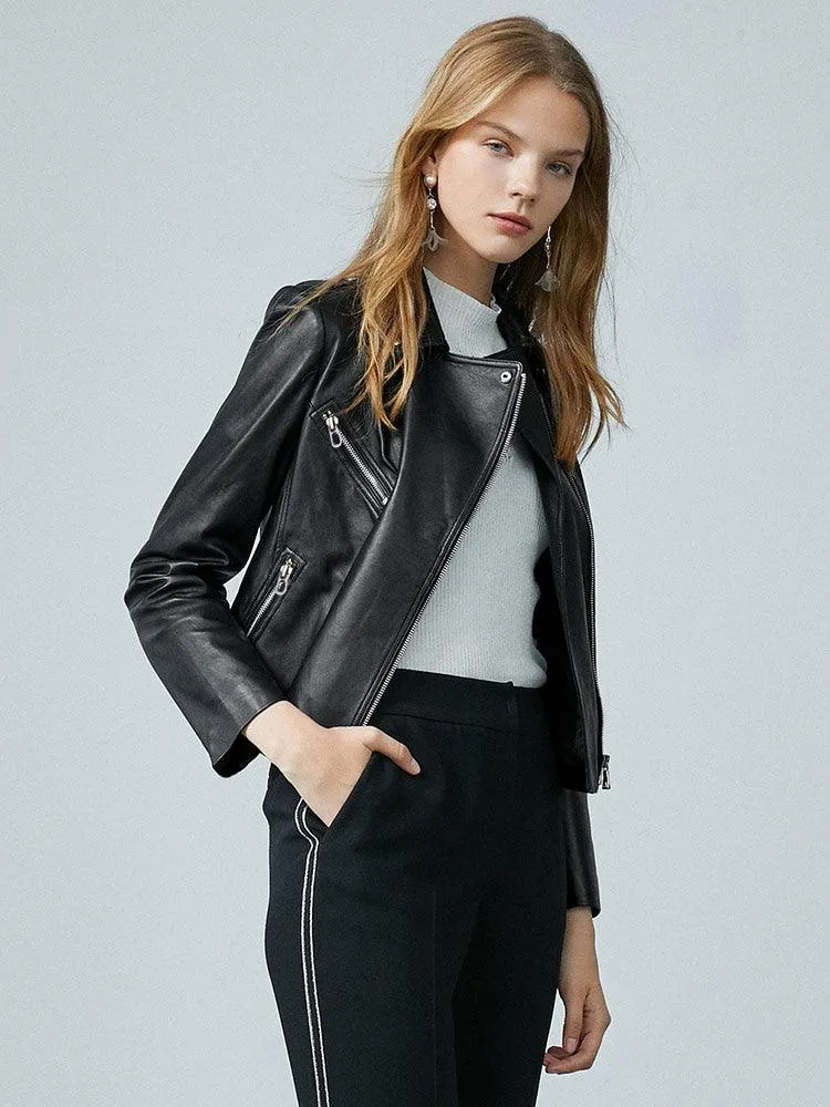 Shearling Short Lapel Jacket