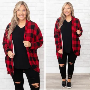 She's The Winner Cardigan, Red
