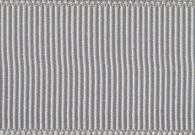 Silver Grey Grosgrain Ribbon cut to 80CM (24 pieces)
