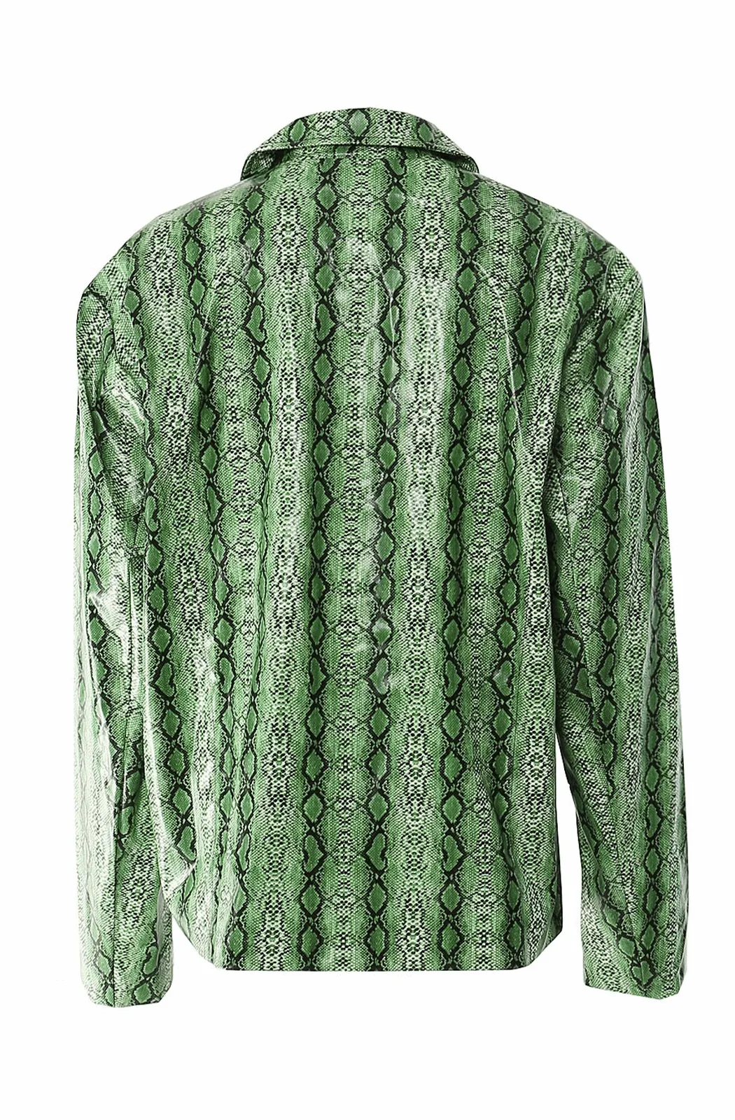 Snake leather jacket