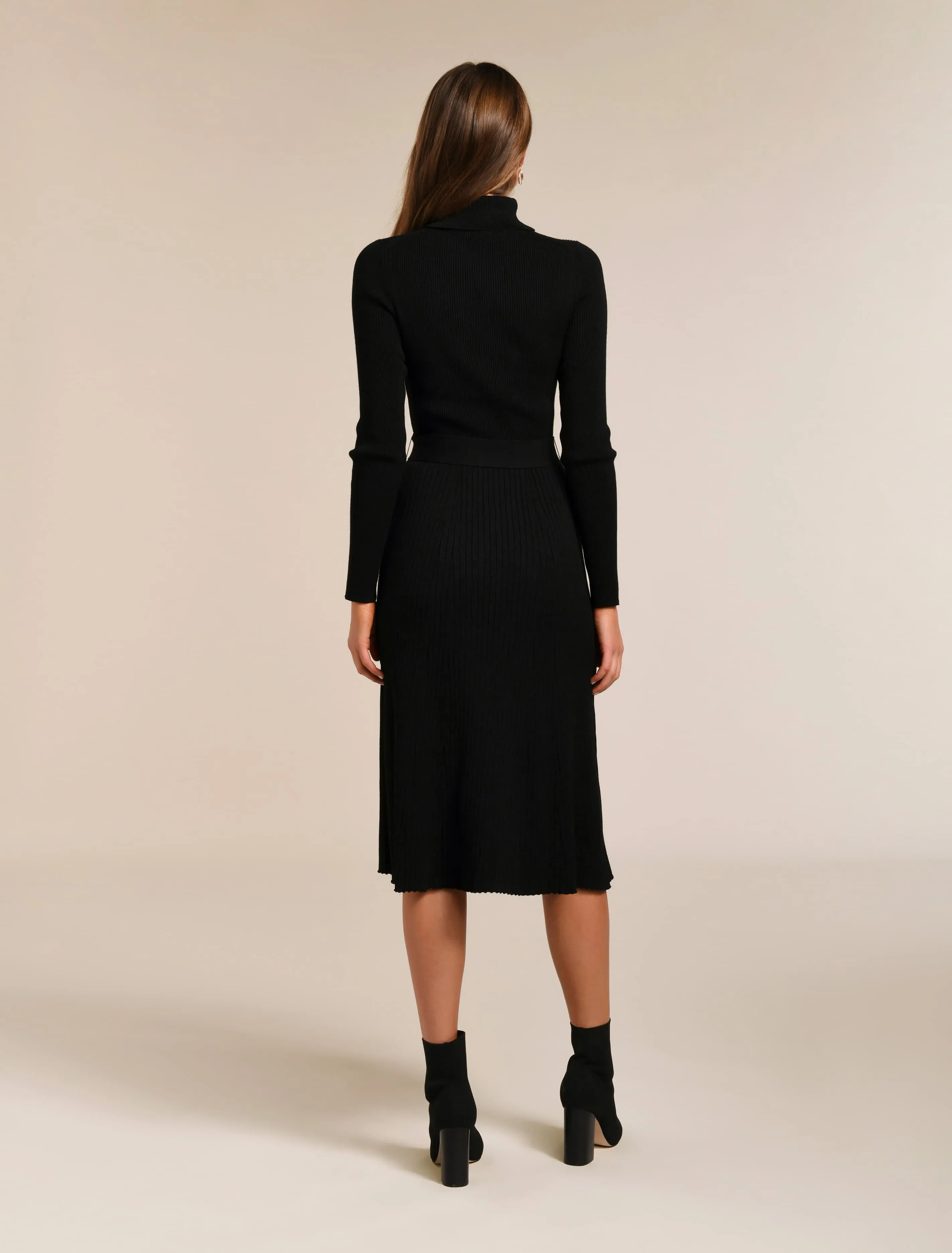 Stephanie Rib Midi Knit Dress