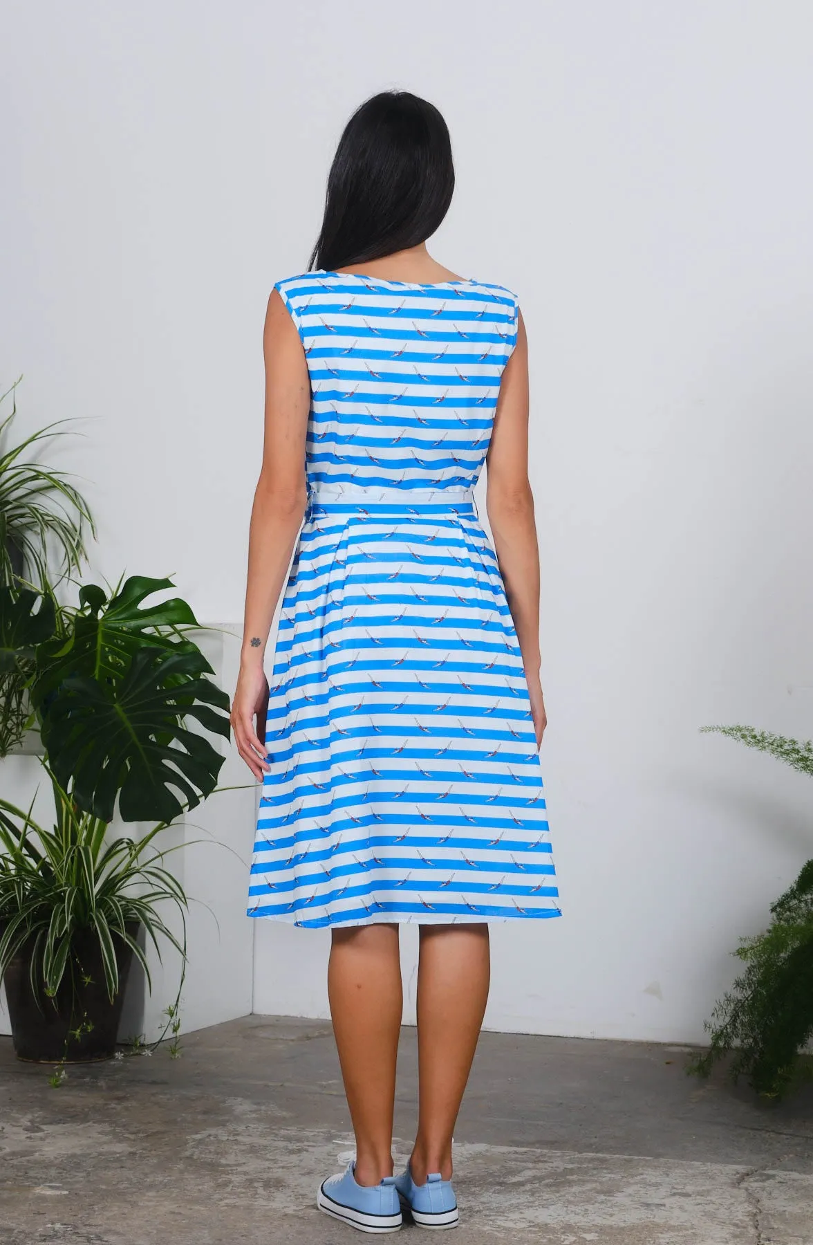 Warwick Dress in Divers Print