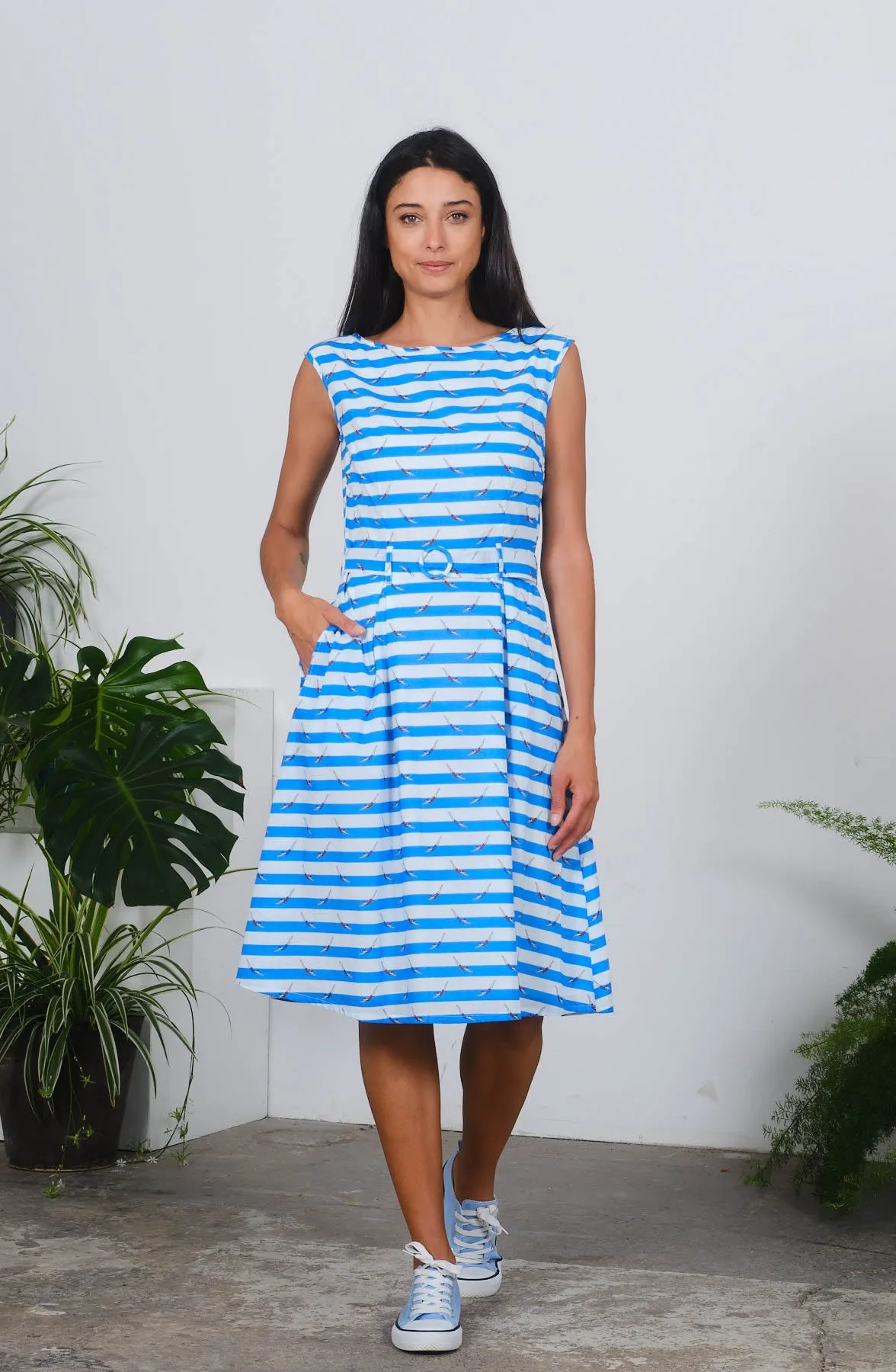 Warwick Dress in Divers Print