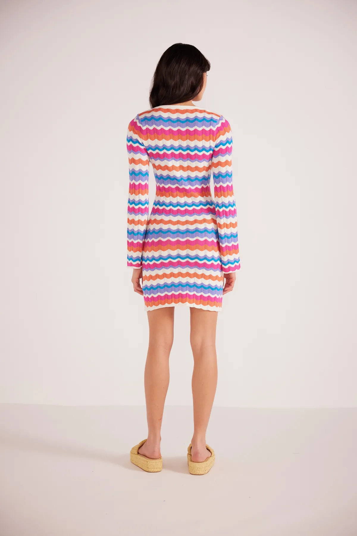 Wilma Pointelle Knit Dress